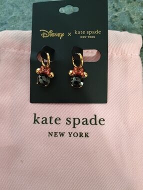 Disney X Kate Spade NY Minnie Mouse Drop Earrings Jet Multi